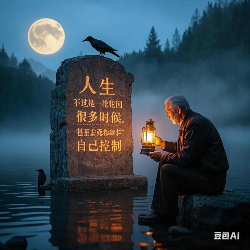 “嗯”，一个字道尽老去心境。年轻时，像火药桶一点就着，遇不平事必争，爱一个人就掏
