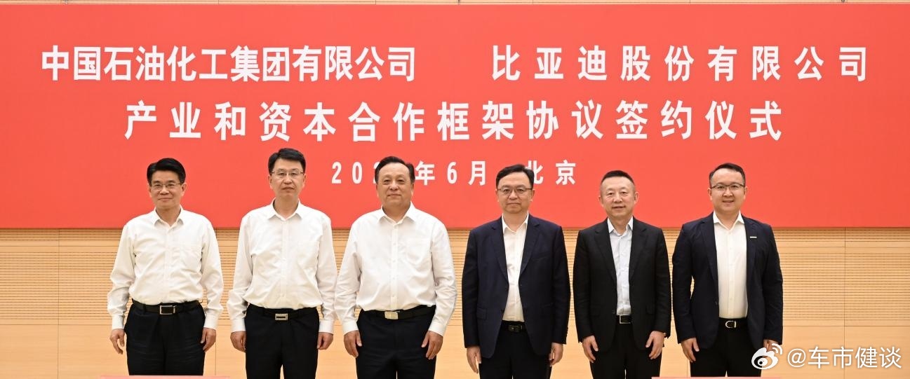 【比亚迪与中国石化战略合作  年底建设落成20000座闪充站这事稳了】6月3日，