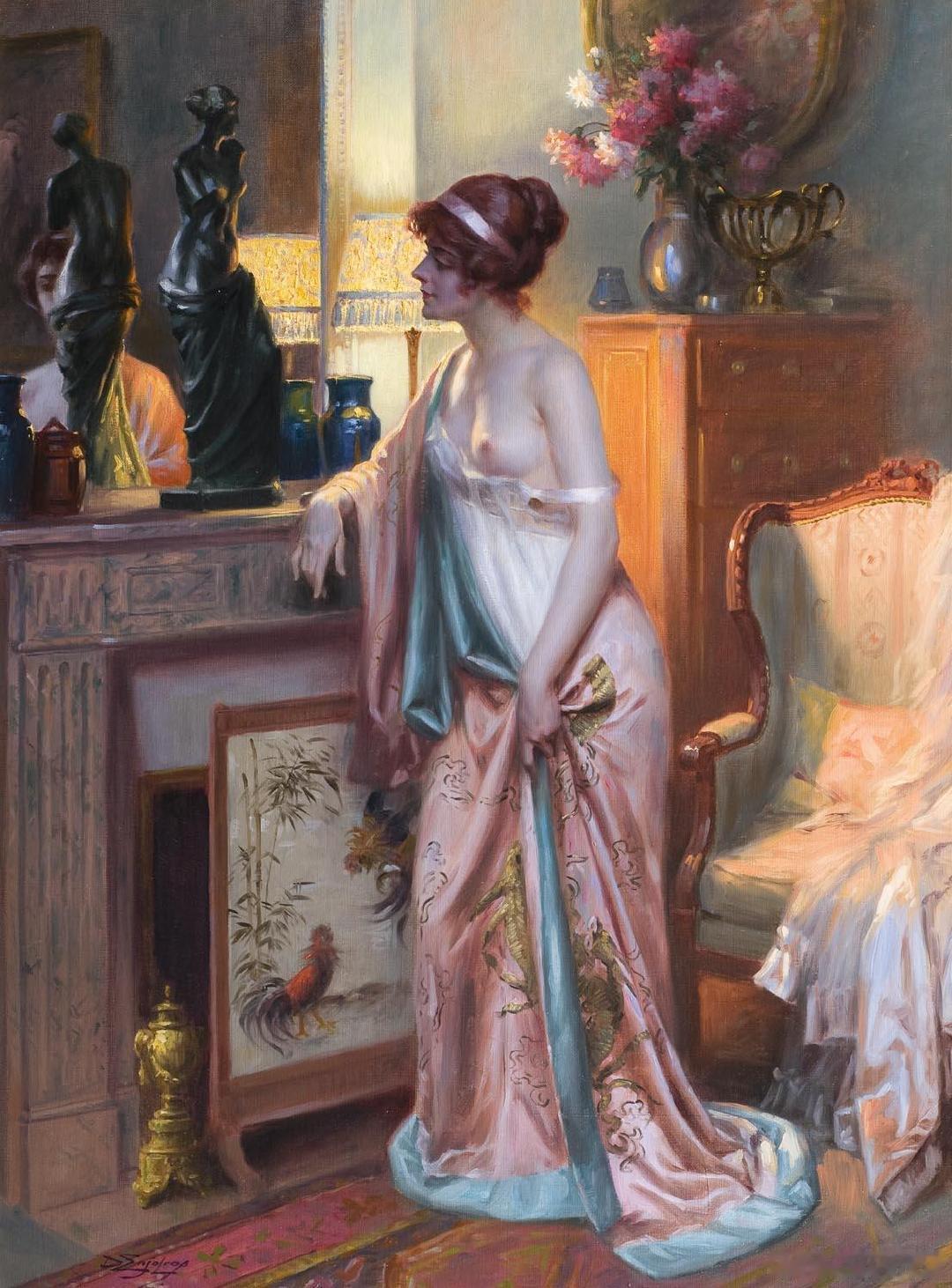 西洋历史文化鱼缸[超话] 法国学院派画家Delphin Enjolras (18
