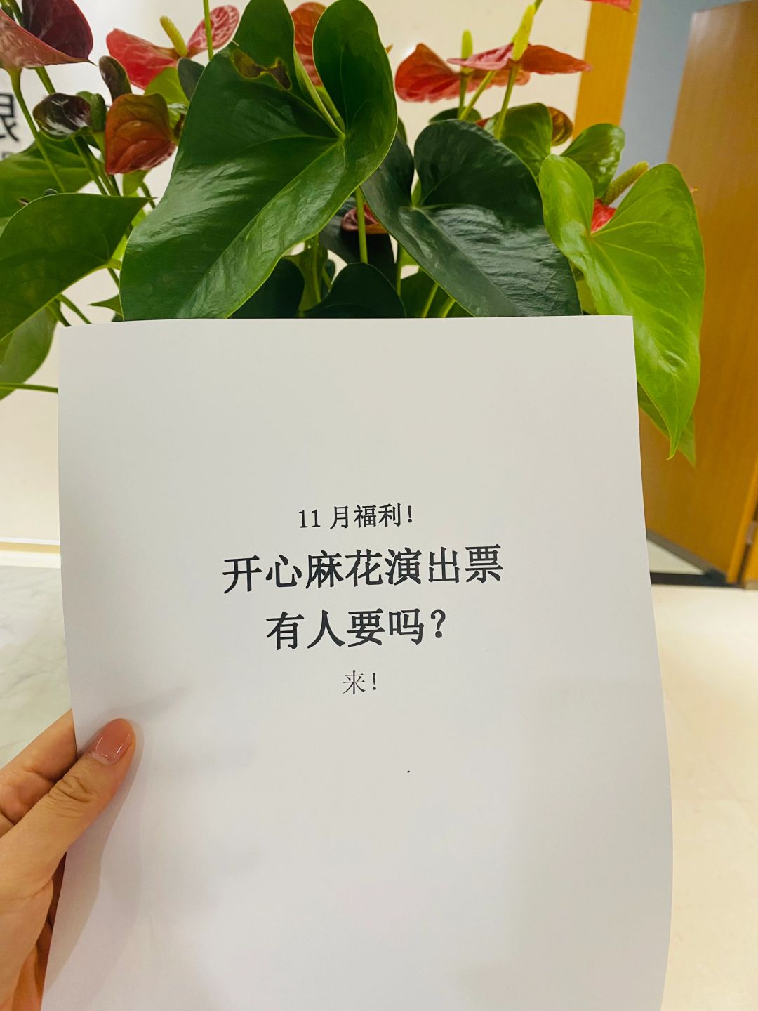 开心麻花免费票又来了！快夸我❗️❗️❗️