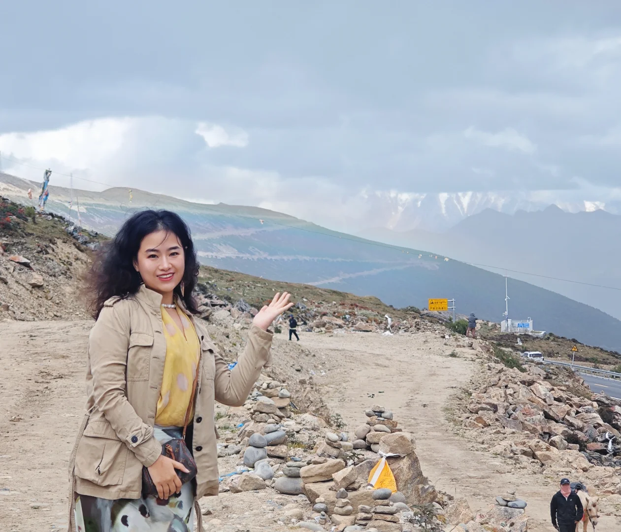 西藏偶遇彩虹🌈