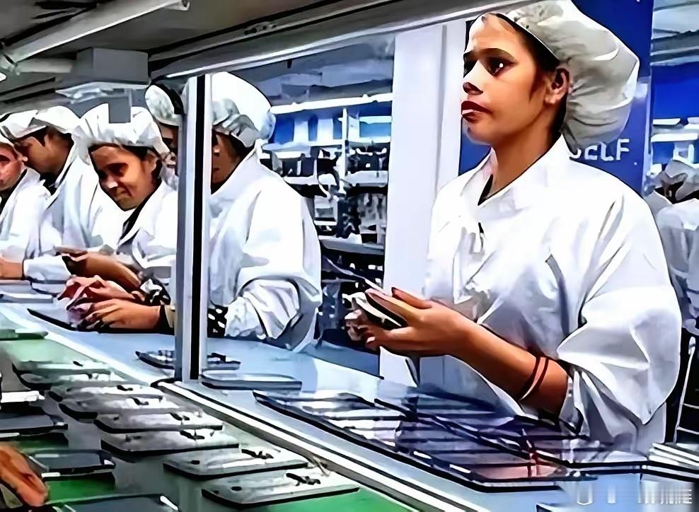 苹果把四分之一的生产线搬到印度，目标是到2025年，造出5500万部手机。一张纸