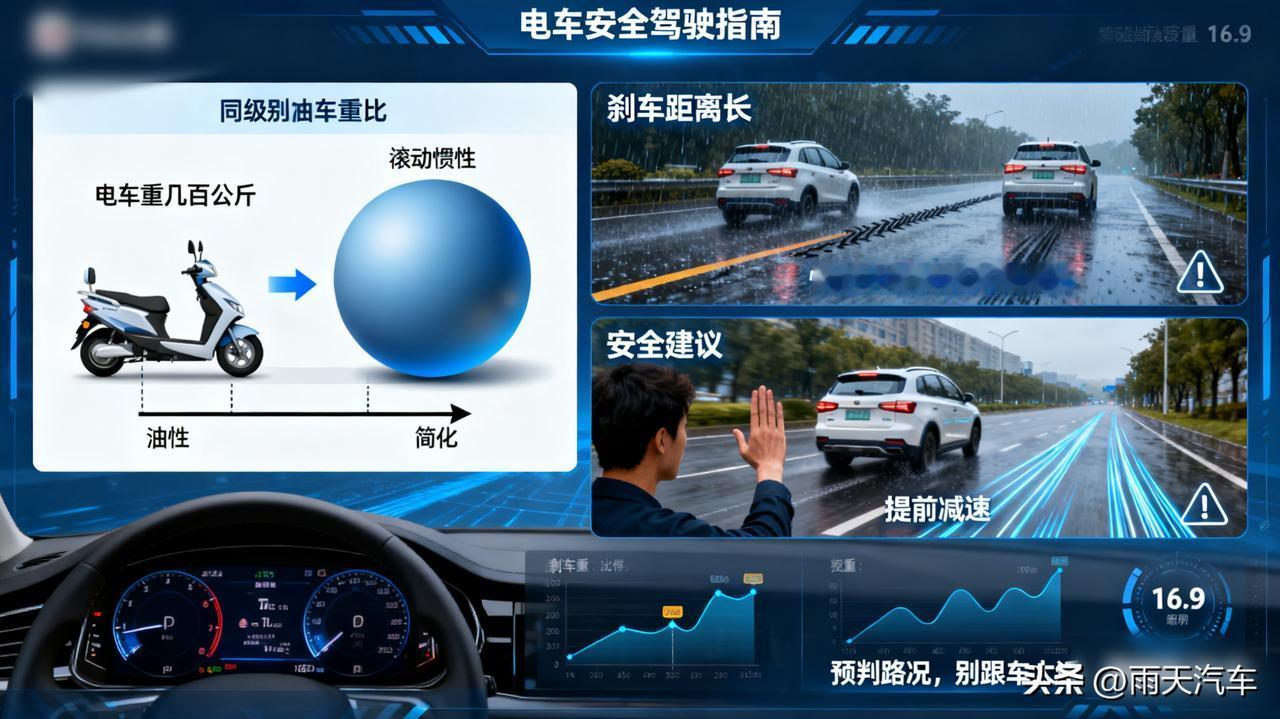 电车加速快，但刹车距离普遍偏长？原因在这里。

电车重啊！比同级别油车重了几百公