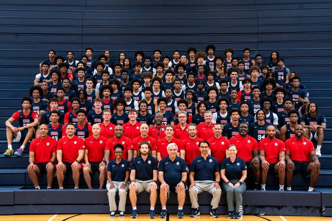全美94位最优秀的14-18岁青少年齐聚在科罗拉多斯普林斯参加美国男篮十月迷你训
