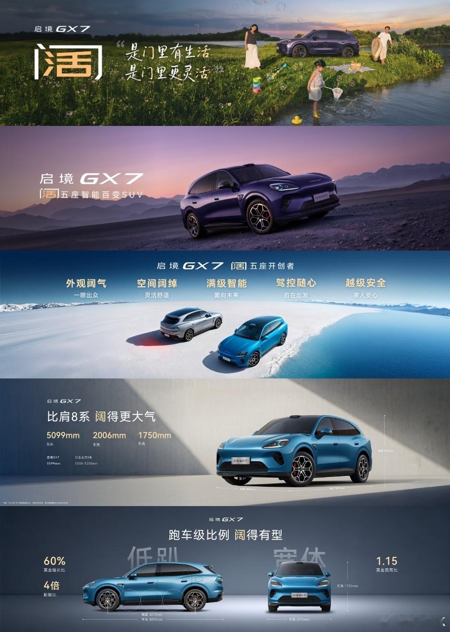 启境GX7预售发布会“比肩8系，尽显阔气”，启境GX7预售正式启动！5099mm