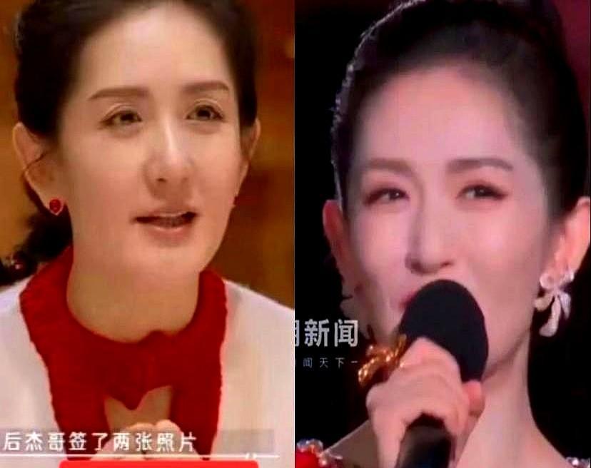 谢娜上央视那晚，三个娃在台下拍手比谁都响。
以前在家，她们只跟着张杰吼歌，她笑说