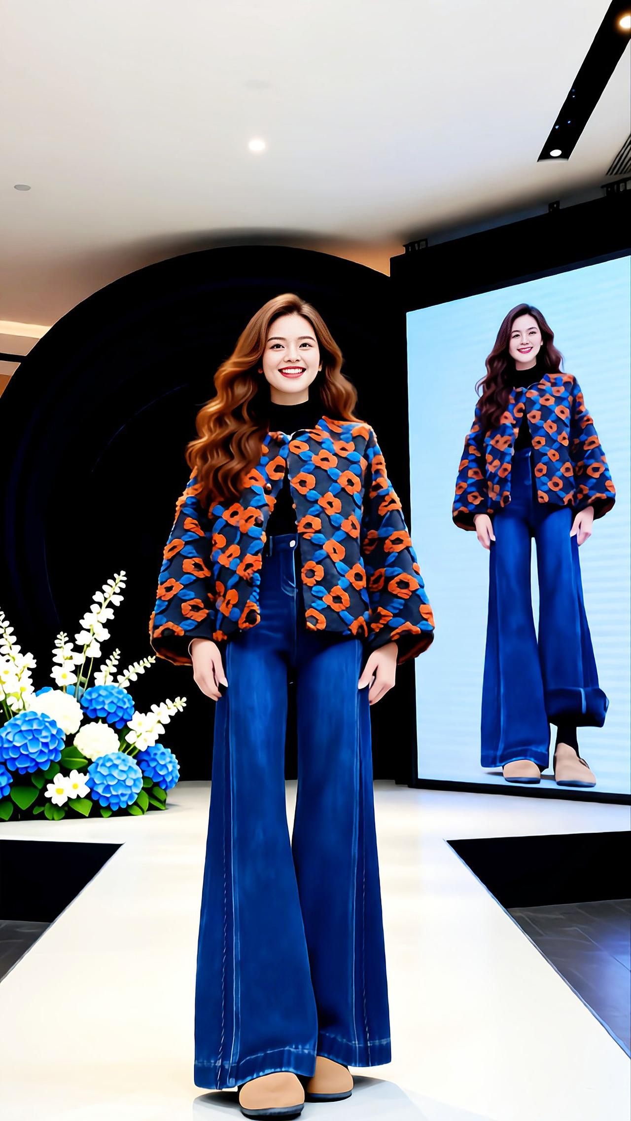 每日分享穿搭 女装穿搭 牛仔裤时尚女装