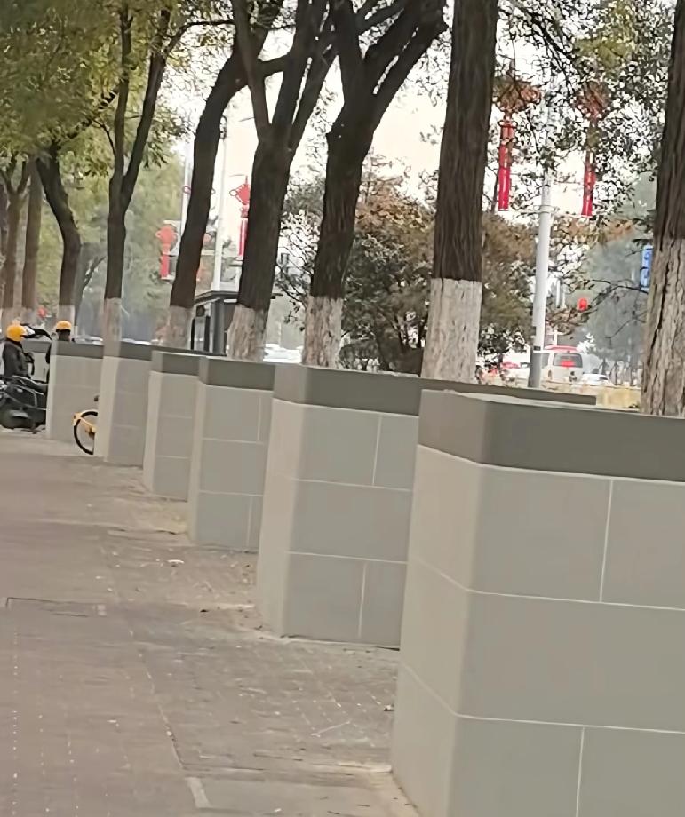 西安的树木保护工作终于完成了
之前凤城八路附近对周边树木进行砌砖保护的工作引来了