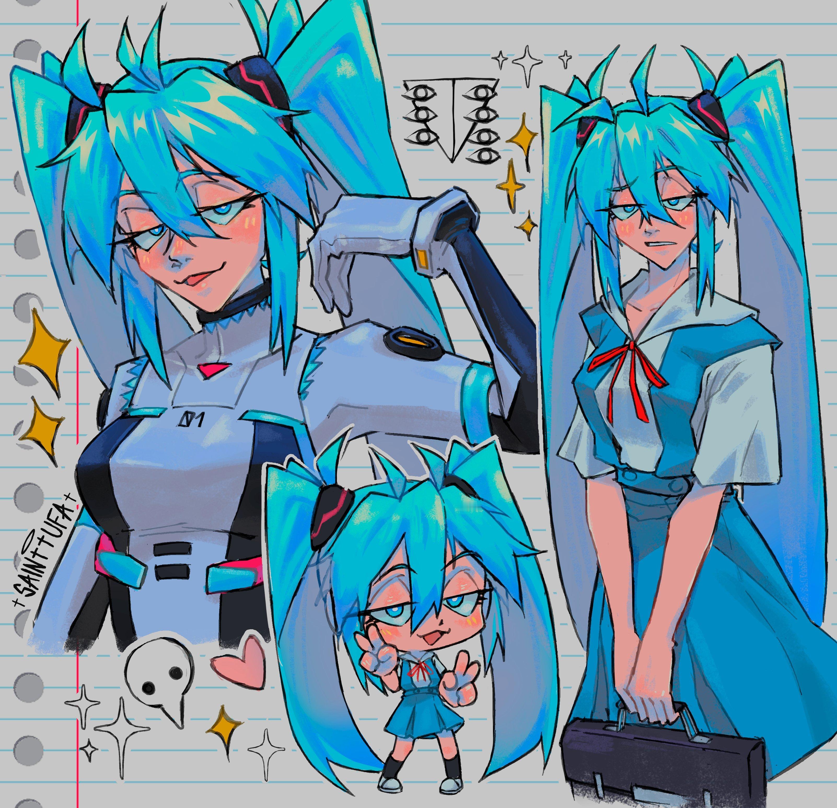 初音未来Twitter：_saaanic_（S A I N † † U F A）