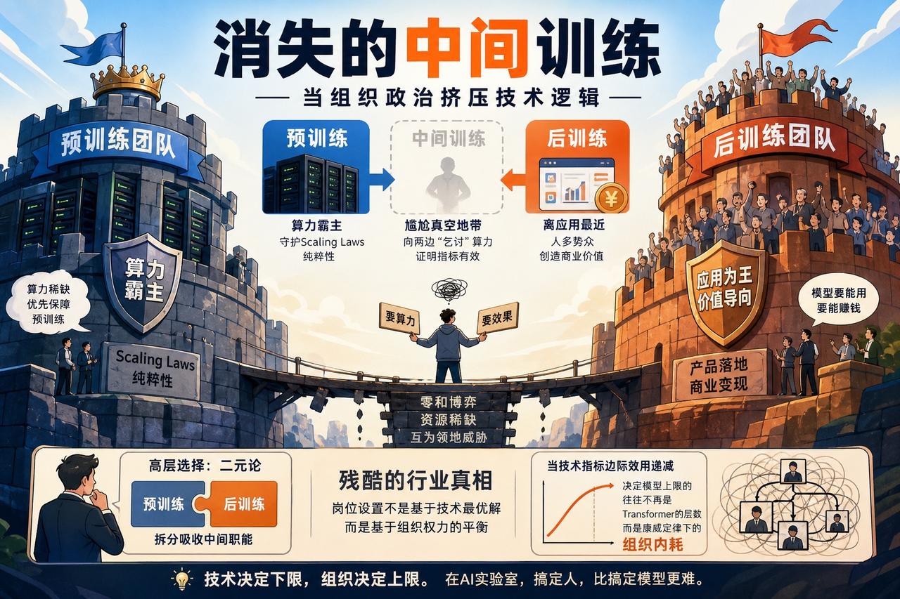 【AI实验室的权力游戏：为什么“中间训练”注定消失】

在顶尖AI实验室，研发链
