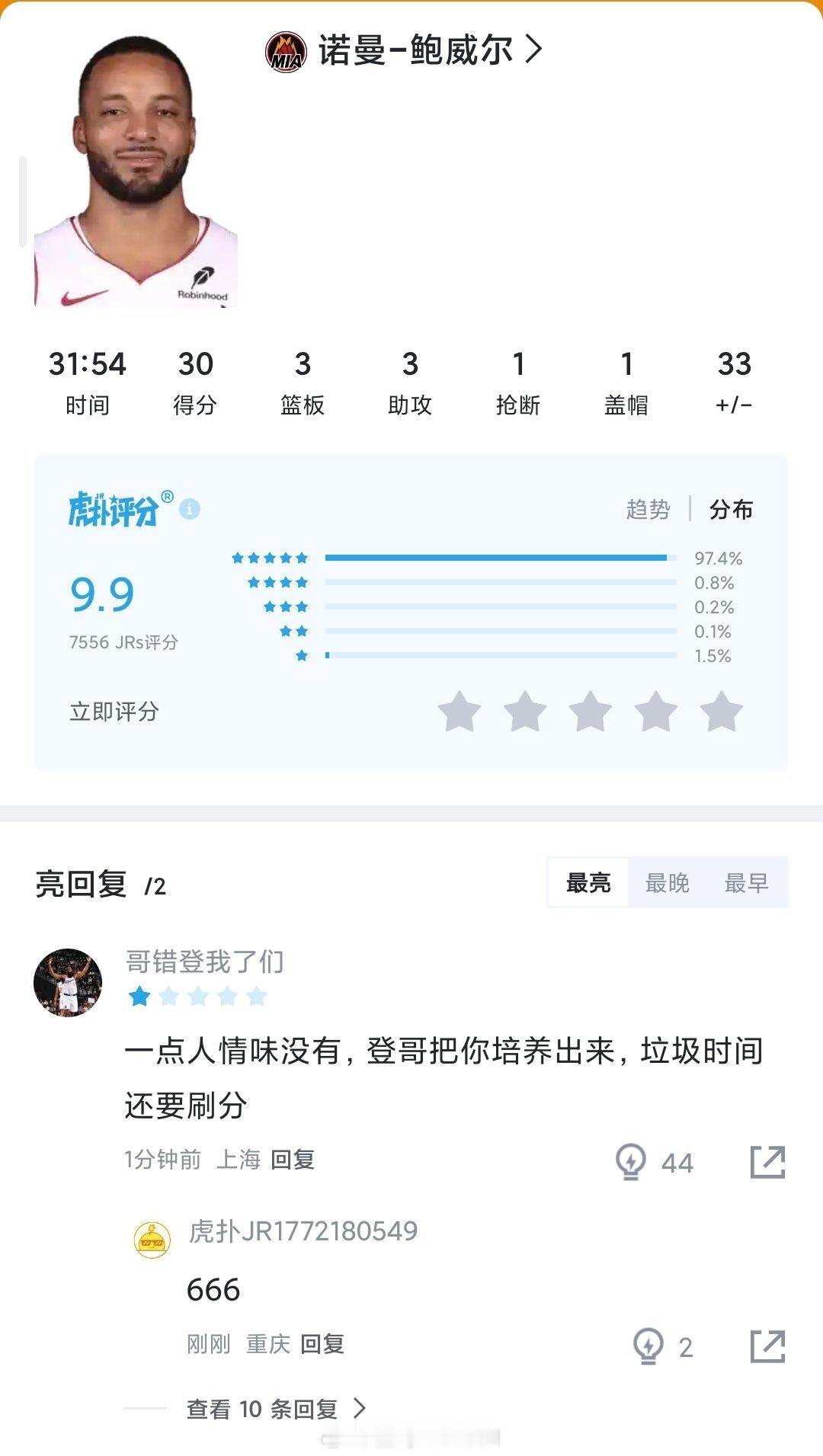 错哥我们登了 泰伦卢半场投降