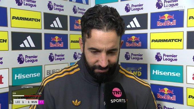 阿莫林“海文犯了错，但经验丰富的马奎尔也会有犯错的时候。我们本有机会打进第二个球