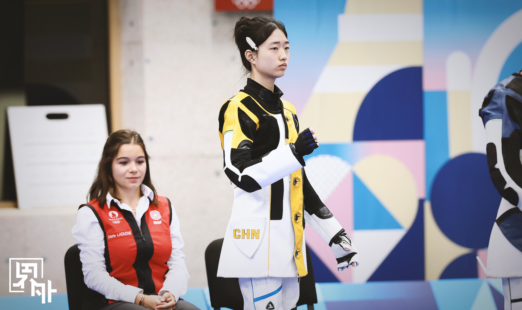 #黄雨婷创造新世界纪录摘金# 在印度新德里举行的国际射联射击世界杯总决赛女子10