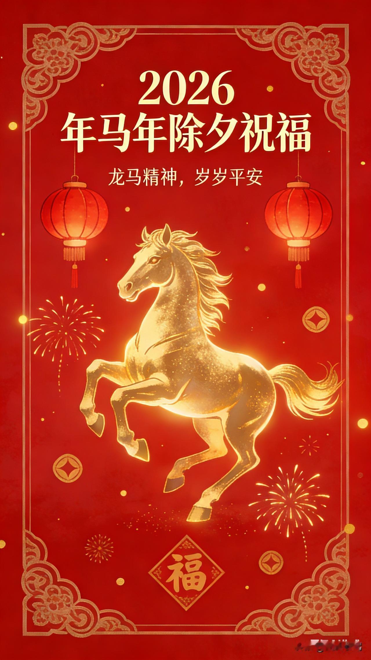 策马扬鞭奔前程，
驰骋千里快如风。
马蹄声声传喜讯，
马到成功乐呵呵。