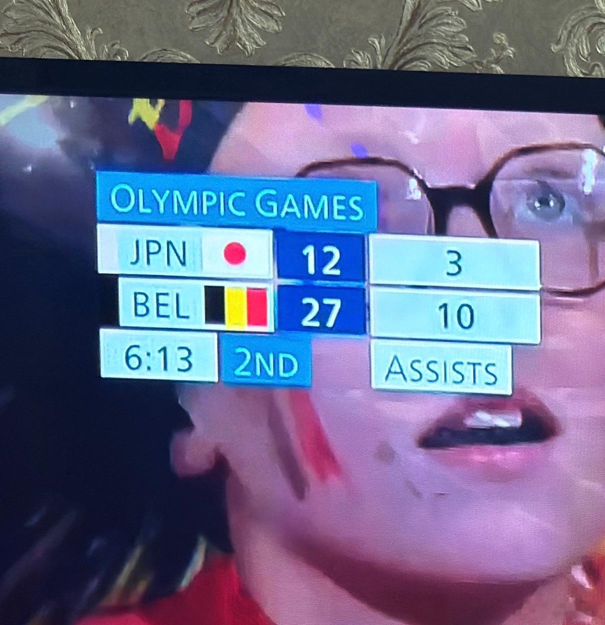 这特么[摊手][摊手][摊手]#日本女篮vs比利时女篮##2024巴黎奥运会# 