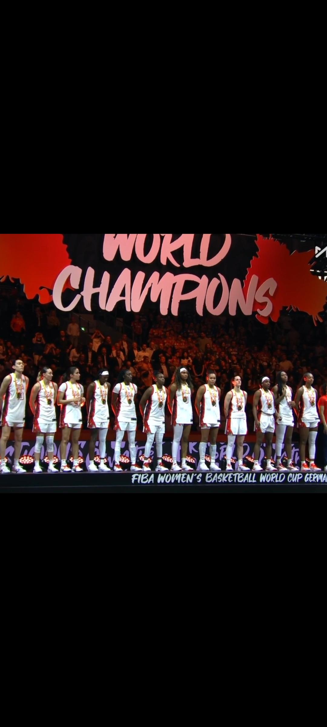 2026女篮世界杯美国97-79逆转法国获得5连冠！斯图尔特获得MVP！法国女篮