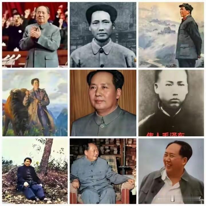 毛主席不同时期照片合集，一代天骄，伟人风范
