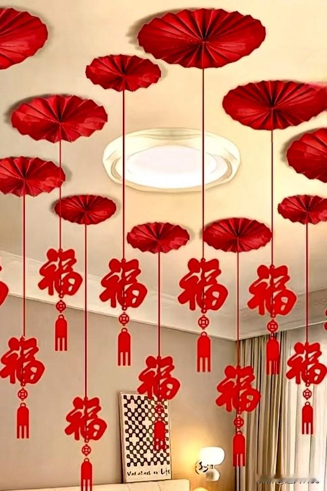 好喜庆
年也越来近了

这款挂饰也太漂亮了
过年要有仪式感

开始准备了
欢天喜