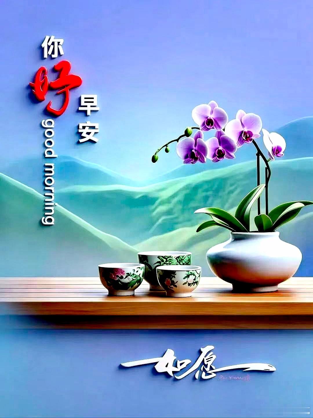 每天摸鱼打卡       晨安吉祥！心如镜，逍遥行；念家国，共复兴。看世界，不稳