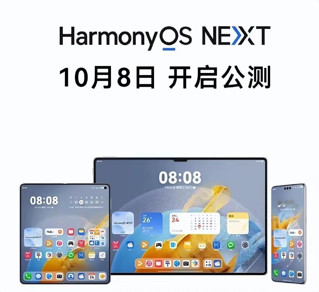 今天是10月8日，这标志着纯净鸿蒙系统正式进入公测阶段。该系统专门支持鸿蒙内核及