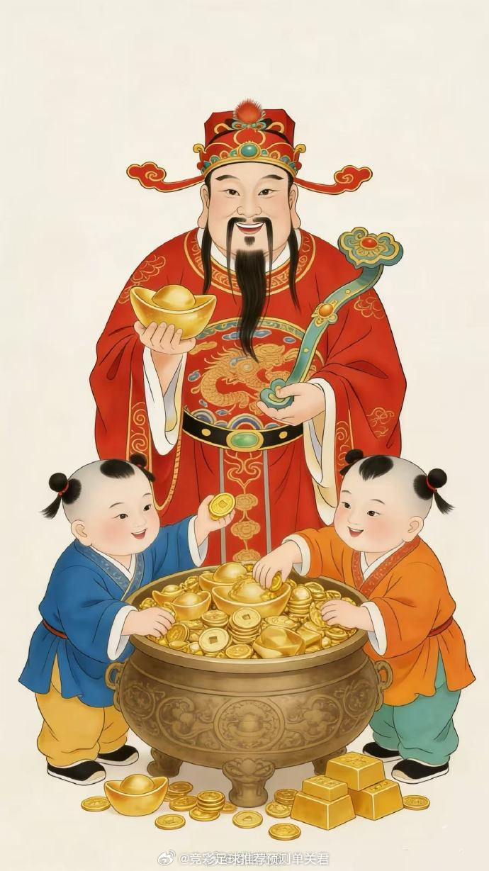 恭迎财神驾到，心怀赤诚祈福。愿贵人常助，机遇常来，财源滚滚，一生衣食无忧🙏转发