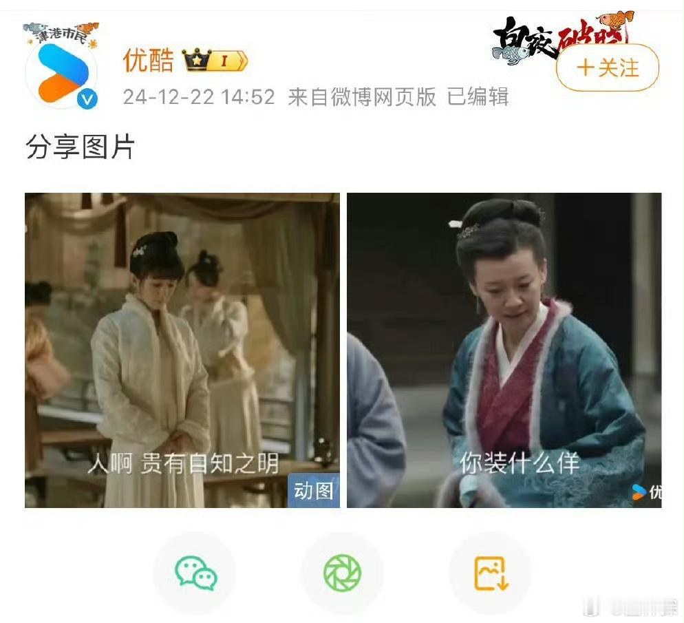 优酷分享知否台词  笑死我了 