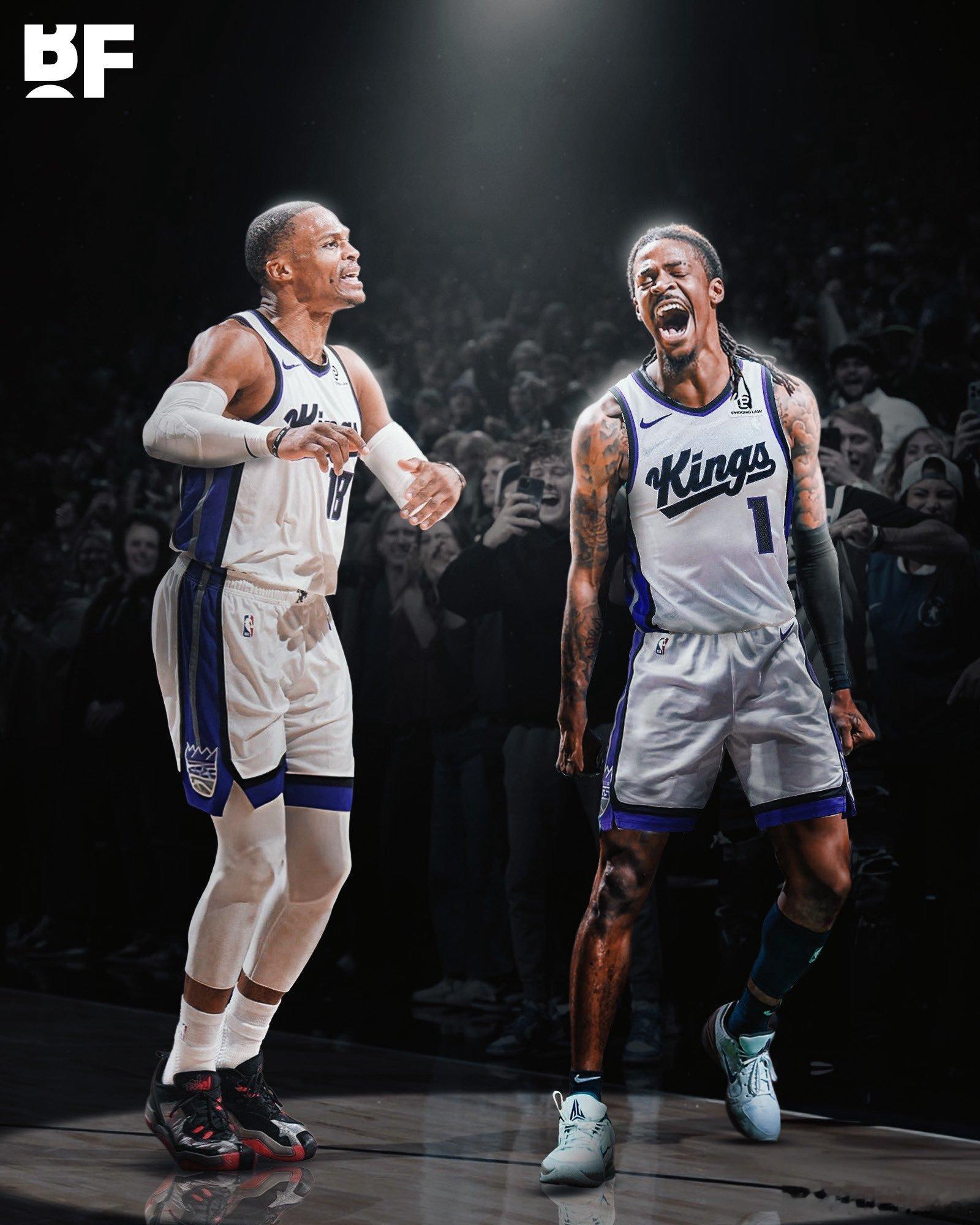 据报道：国王队已联系灰熊队，询问有关莫兰特交易的事宜🚨想象一下莫兰特和威斯布鲁