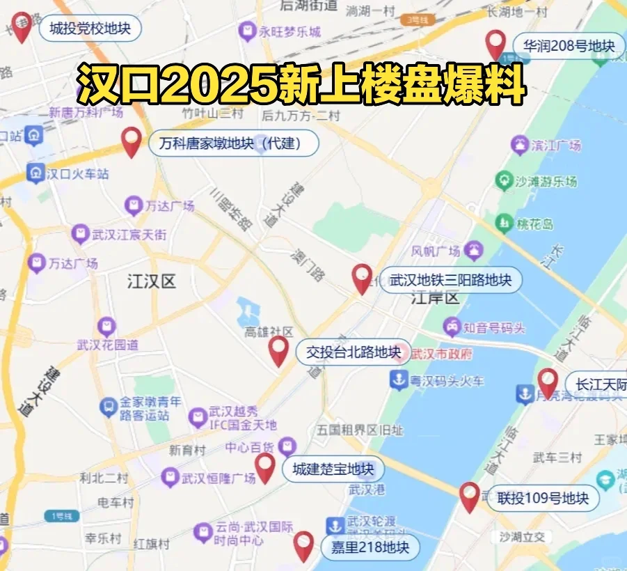 汉口2025新上楼盘爆料‼️