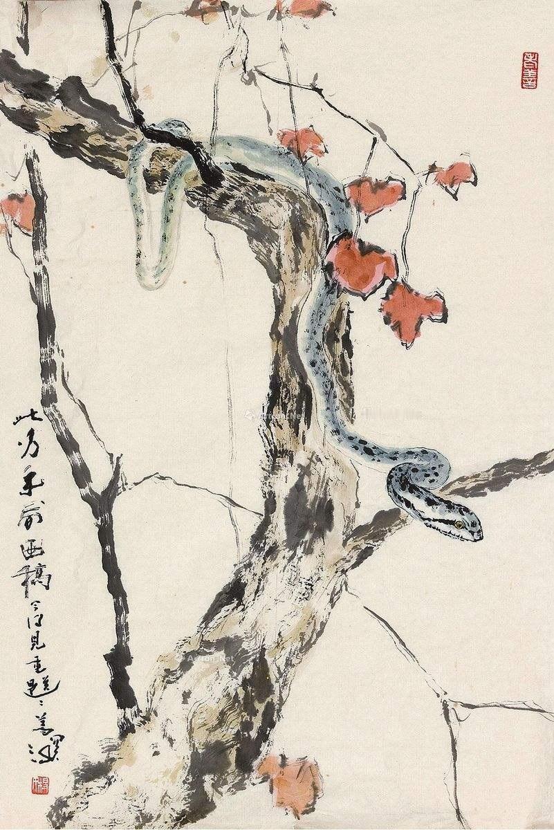 杨善深（1913-2004）被誉为岭南画派最后大师，与关山月等并称“岭南四杰”。