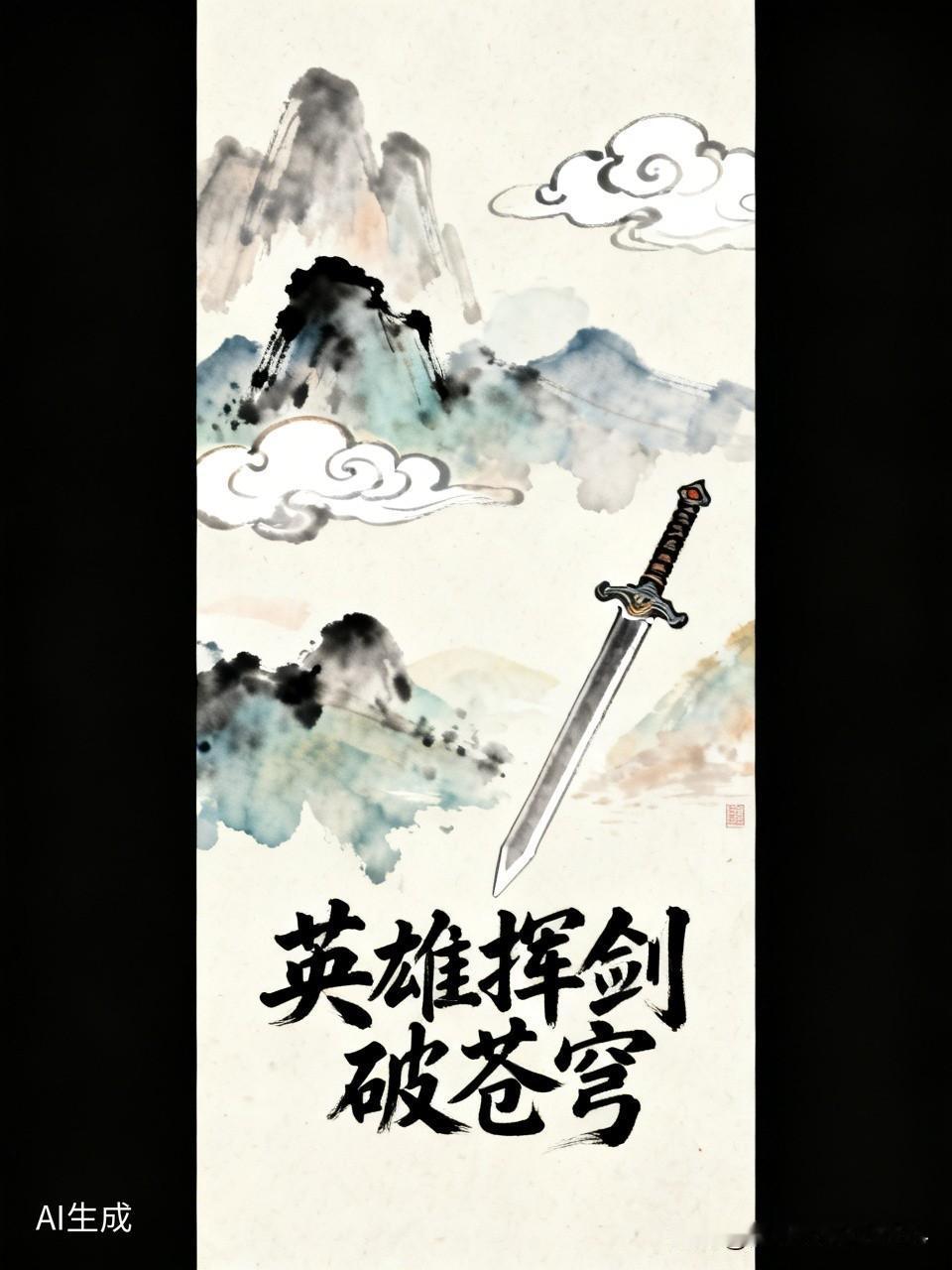 上联：才子落笔惊风雨；邀对下联：，英雄挥剑破苍穹！[给力]