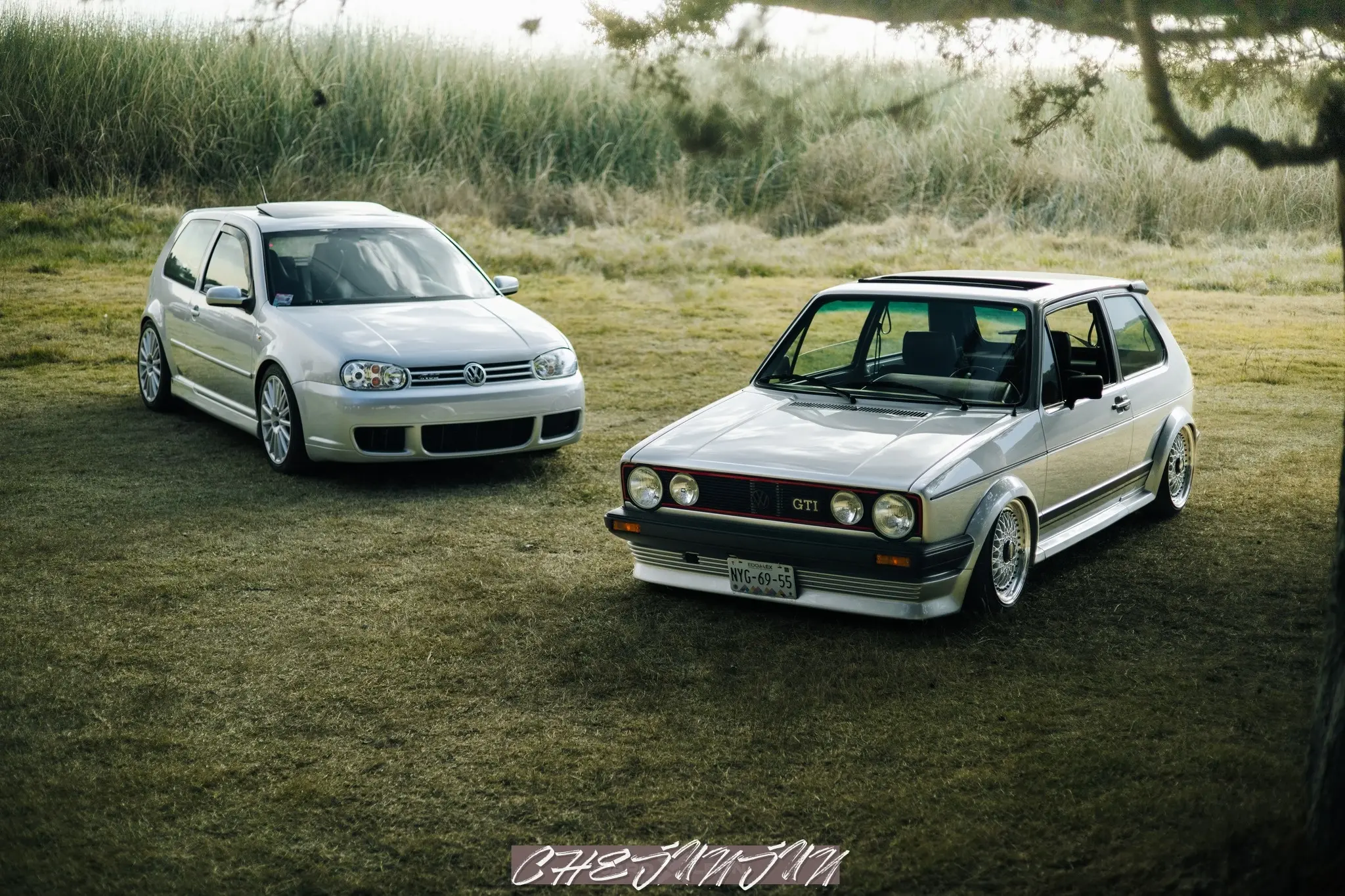 它们分别是几代的大众高尔夫？。