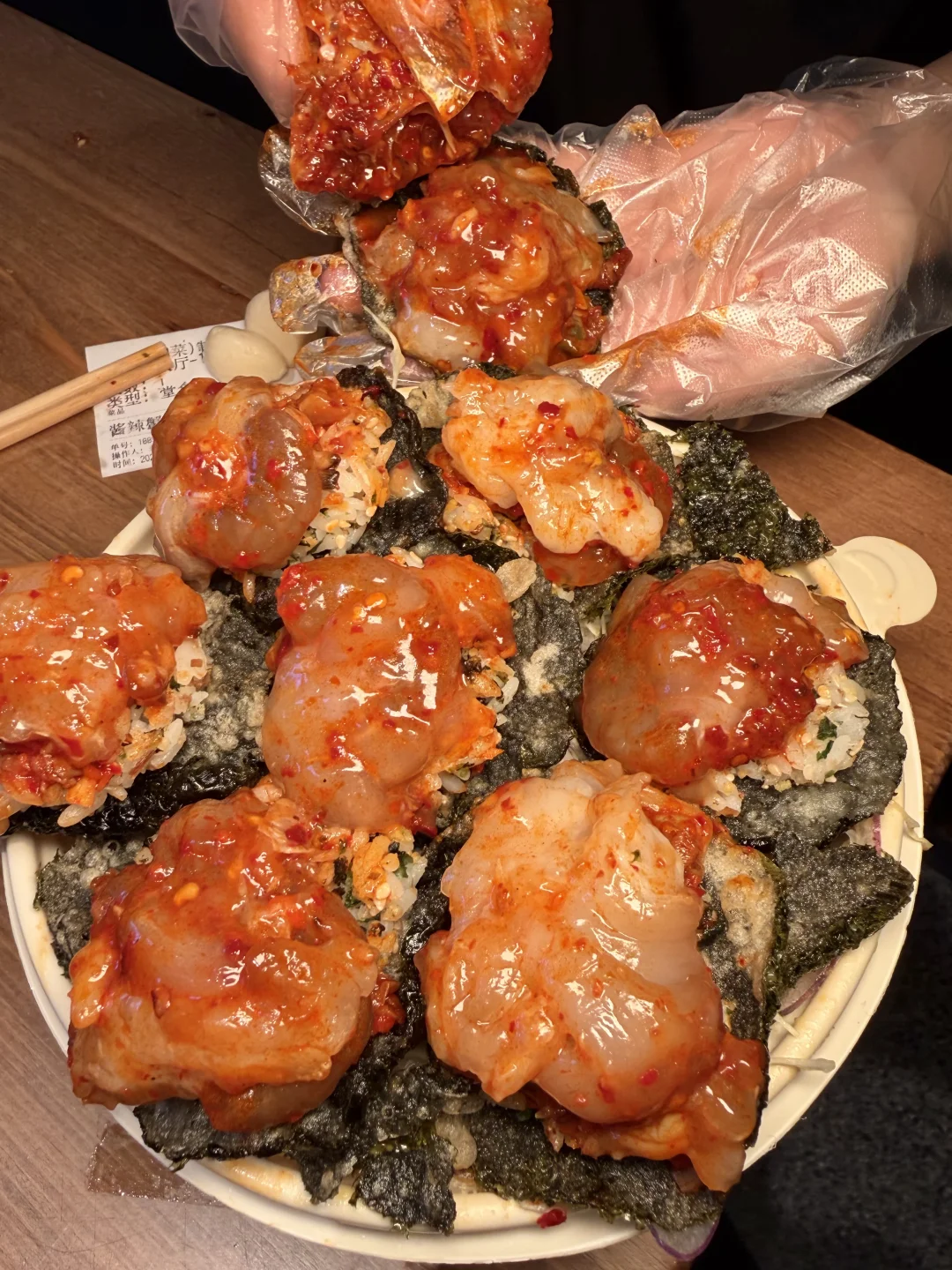 确实是杭州top好吃的酱蟹taco！！！