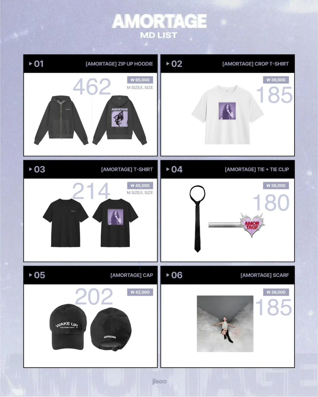 JISOO [AMORTAGE] MD PRE-ORDER