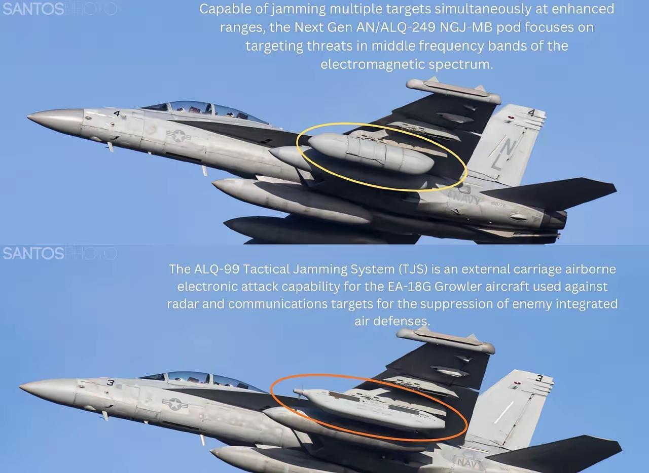 飞往约旦穆瓦法克·萨勒提空军基地的部分 EA-18G