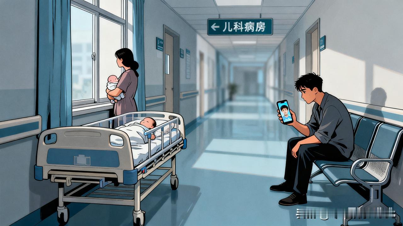 命运弄人，一位网友在陪妻子住院生二胎时，5 岁儿子在家生病，竟在妻子出院前一天离