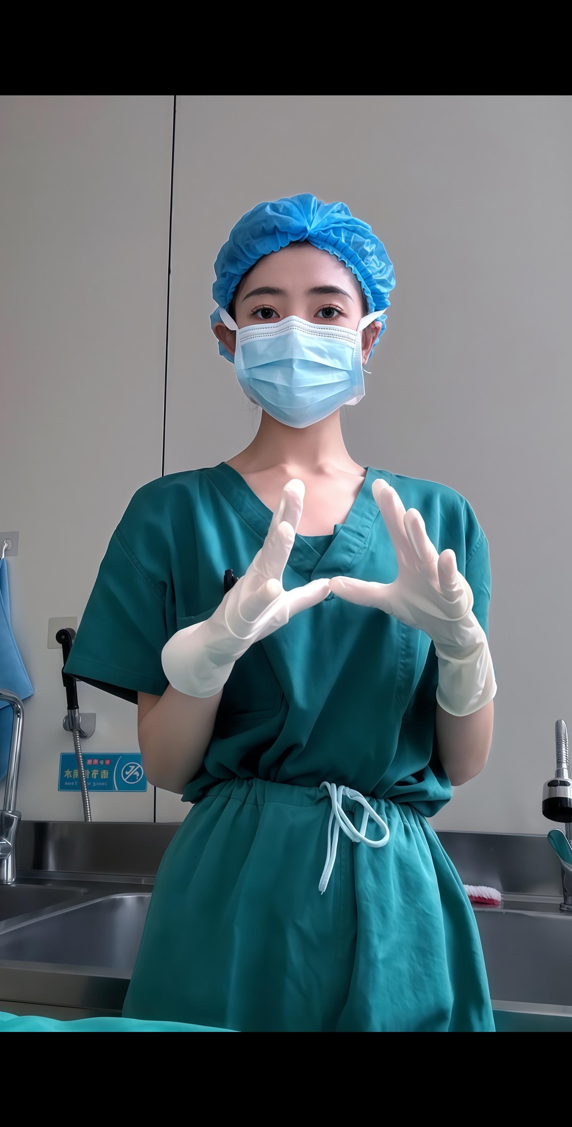 不是不回消息 是因为我在洗器械