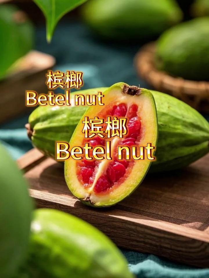 槟榔。
Betel nut。