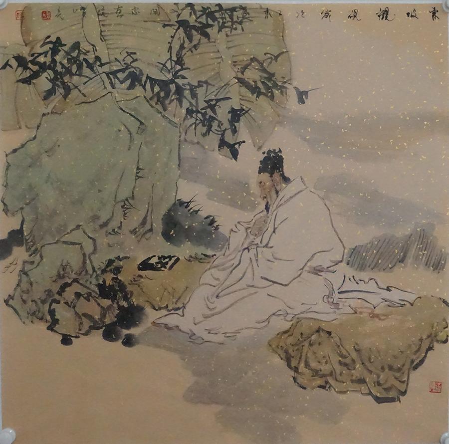 上联：赏砚玩石迷恋叟
下联：[比心]

网络图片/诚谢侵删