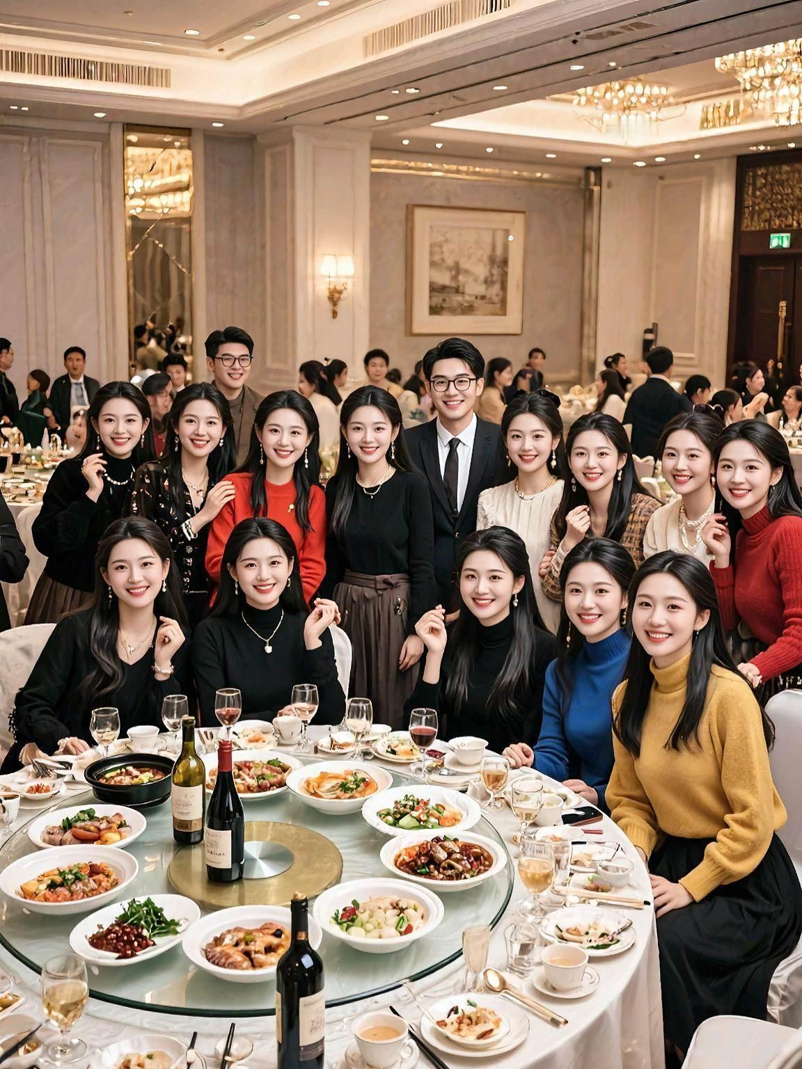 AI学院聚会写真 抖音ai创作