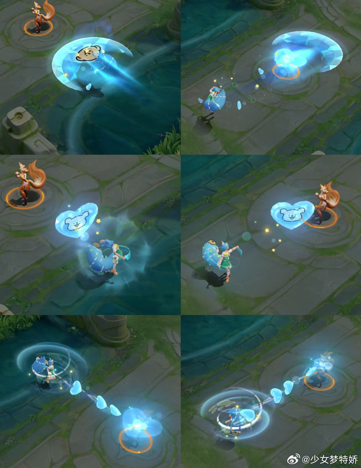 王者荣耀 妲己的线条小狗皮肤特效来啦，大家觉得这个特效如何呢？