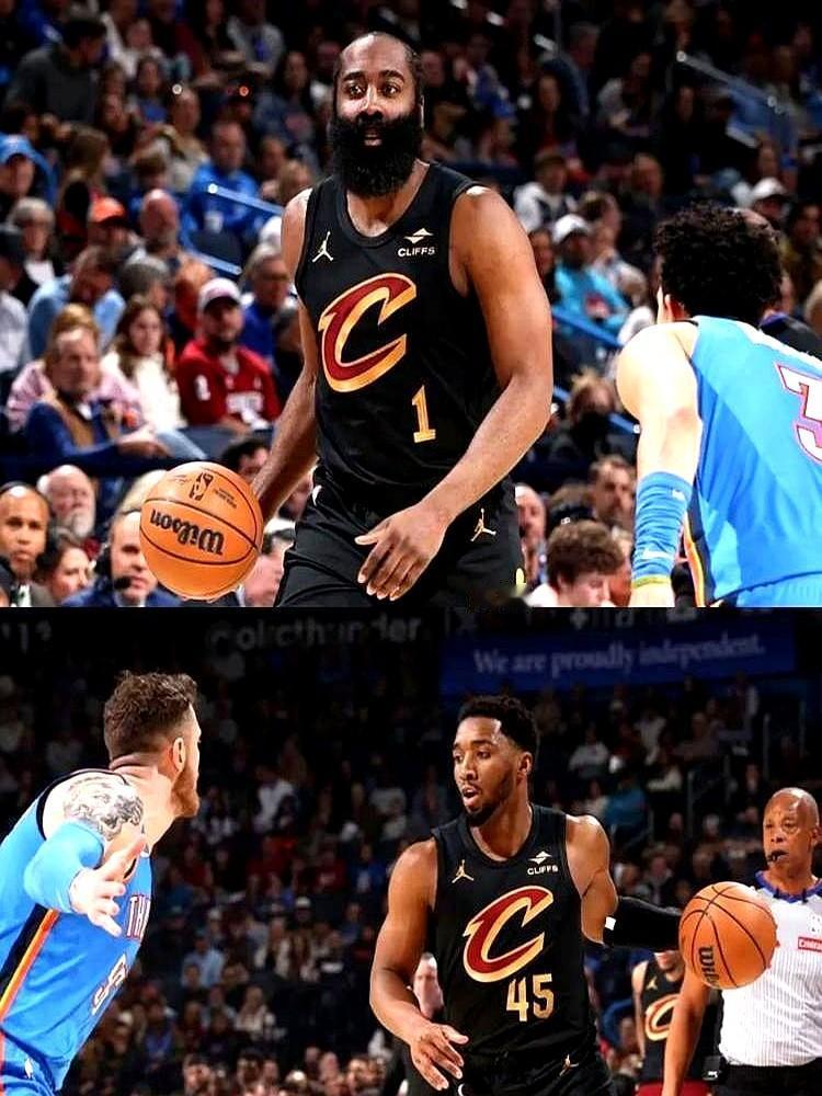 谁能想到，哈登刚把骑士带到7连胜巅峰，转头就被一支“残阵”雷霆直接打懵，开场就落