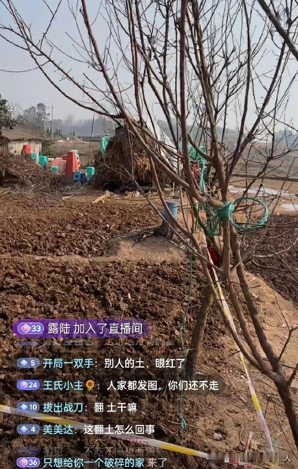 吃“刨猪饭”的呆呆家，大门紧闭，门口的平地也被翻耕了。

来的快，去的也快，这或