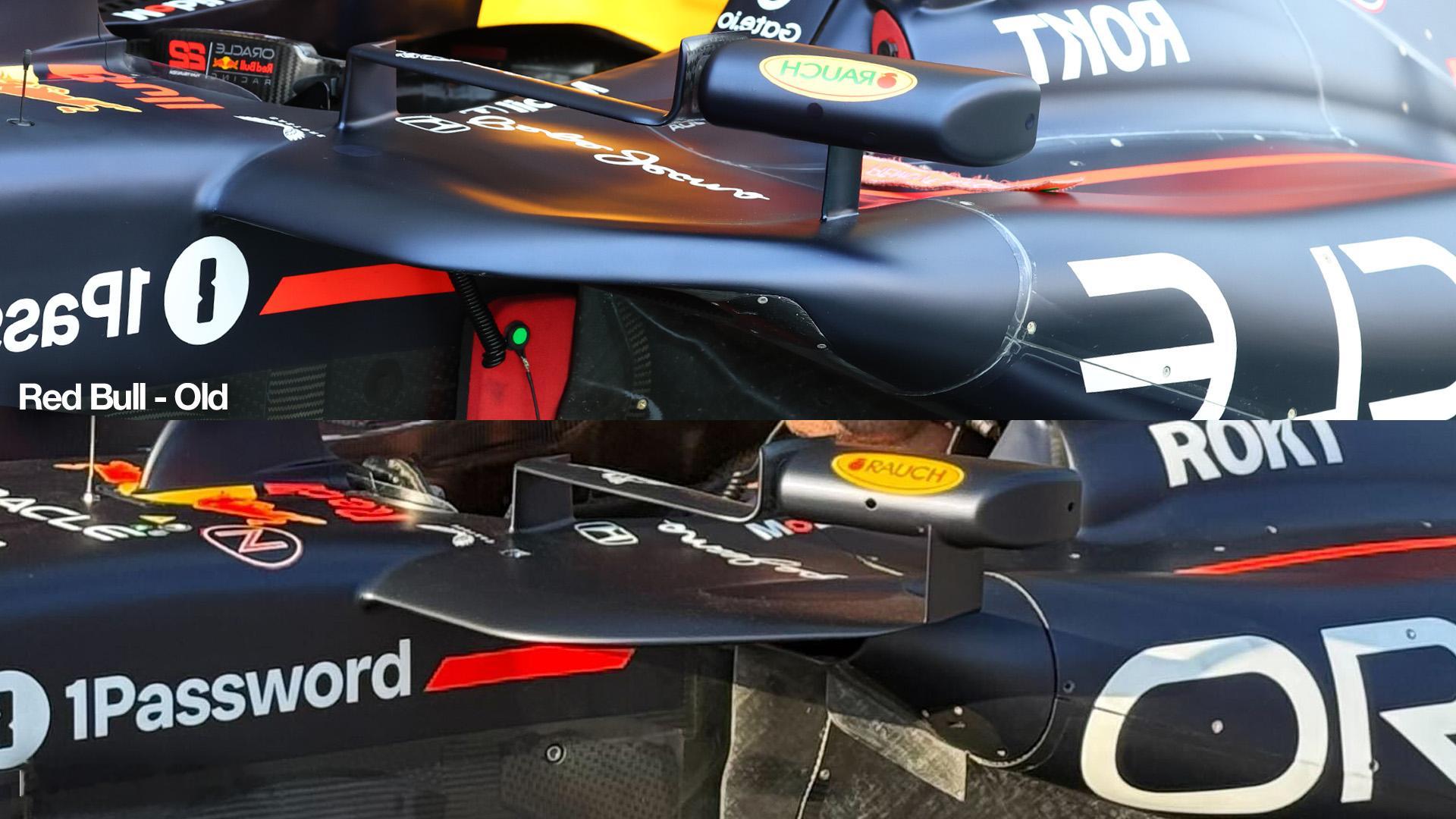 F1 本周红牛在伊莫拉引入了新的侧箱进气口设计📸 2025F1伊莫拉站 ​​​