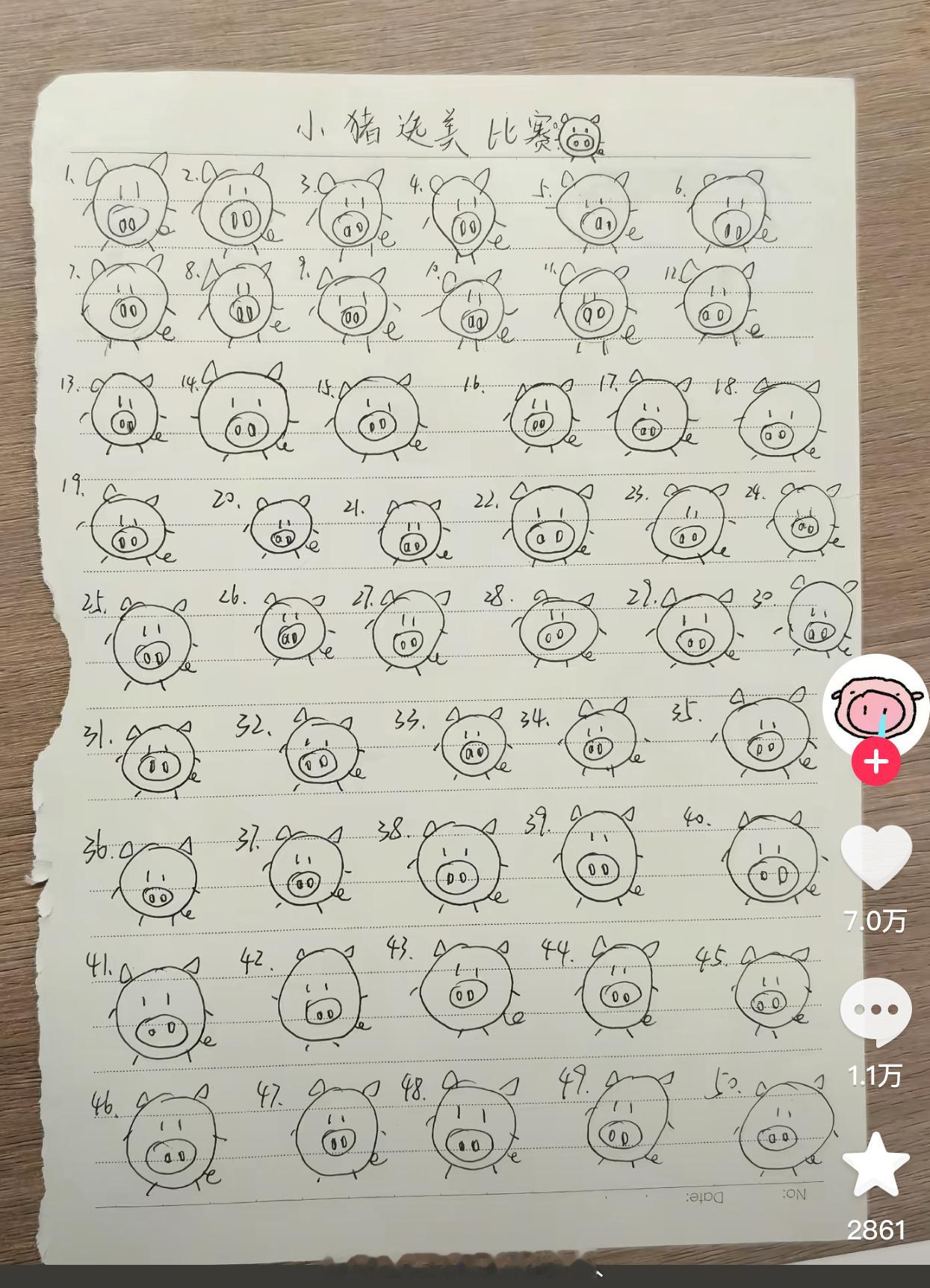 我瞅着这些小猪都没小陈姐萌哈哈哈哈哈 