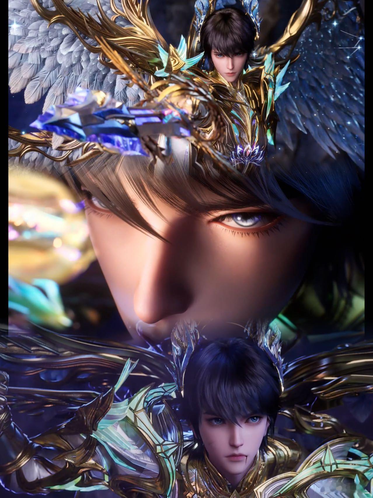 龙皓晨成神国漫名场面预定这一帧足以载入国漫史册！龙皓晨在绝境中爆发的神性光辉，完