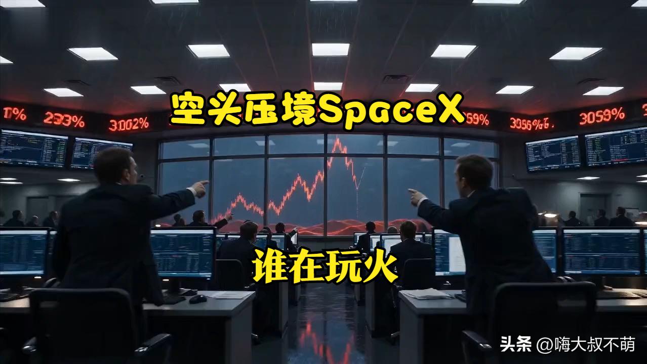 又大举做空了？SPACEX空头大军压境，到底是谁在玩火？总要死一个？

根据金融