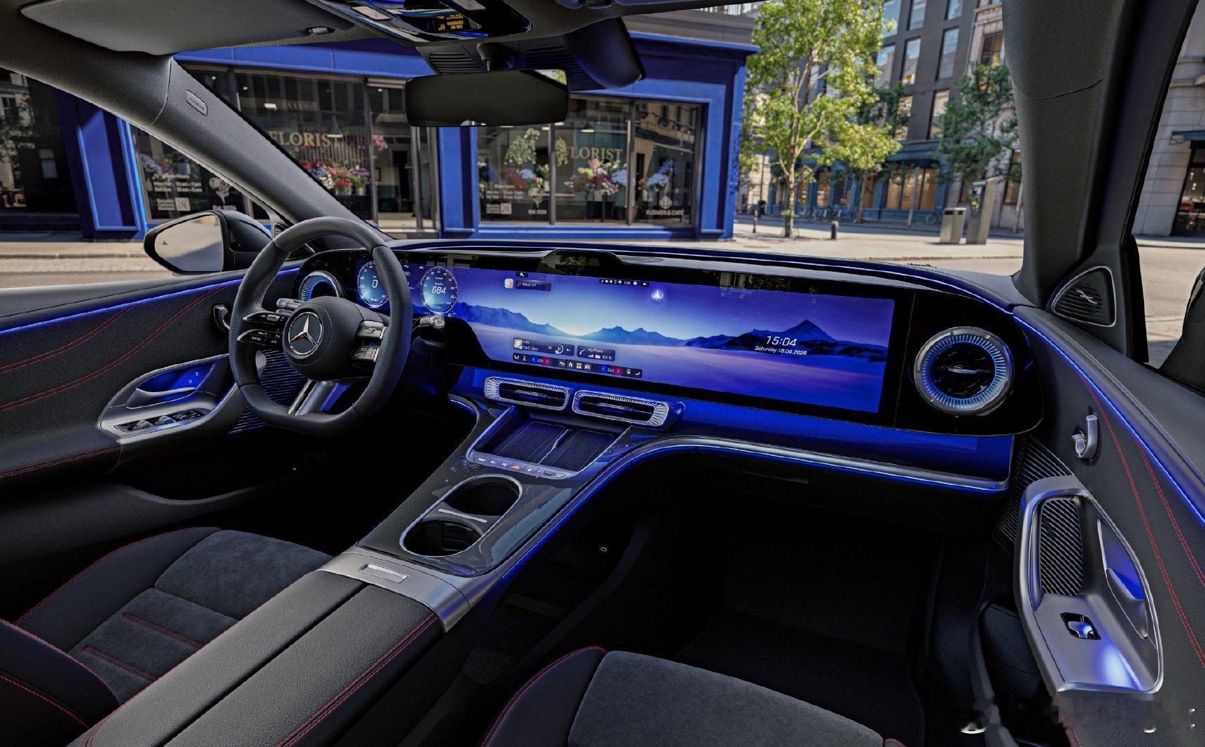 纯电C级 国产长轴距版本将于2026年发布，这颜值我看行奔驰纯电c级全球首发