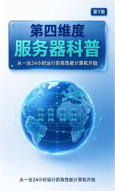第1期 服务器到底是什么？
服务器本质是一台面向多用户的高性能计算机，区别于家用