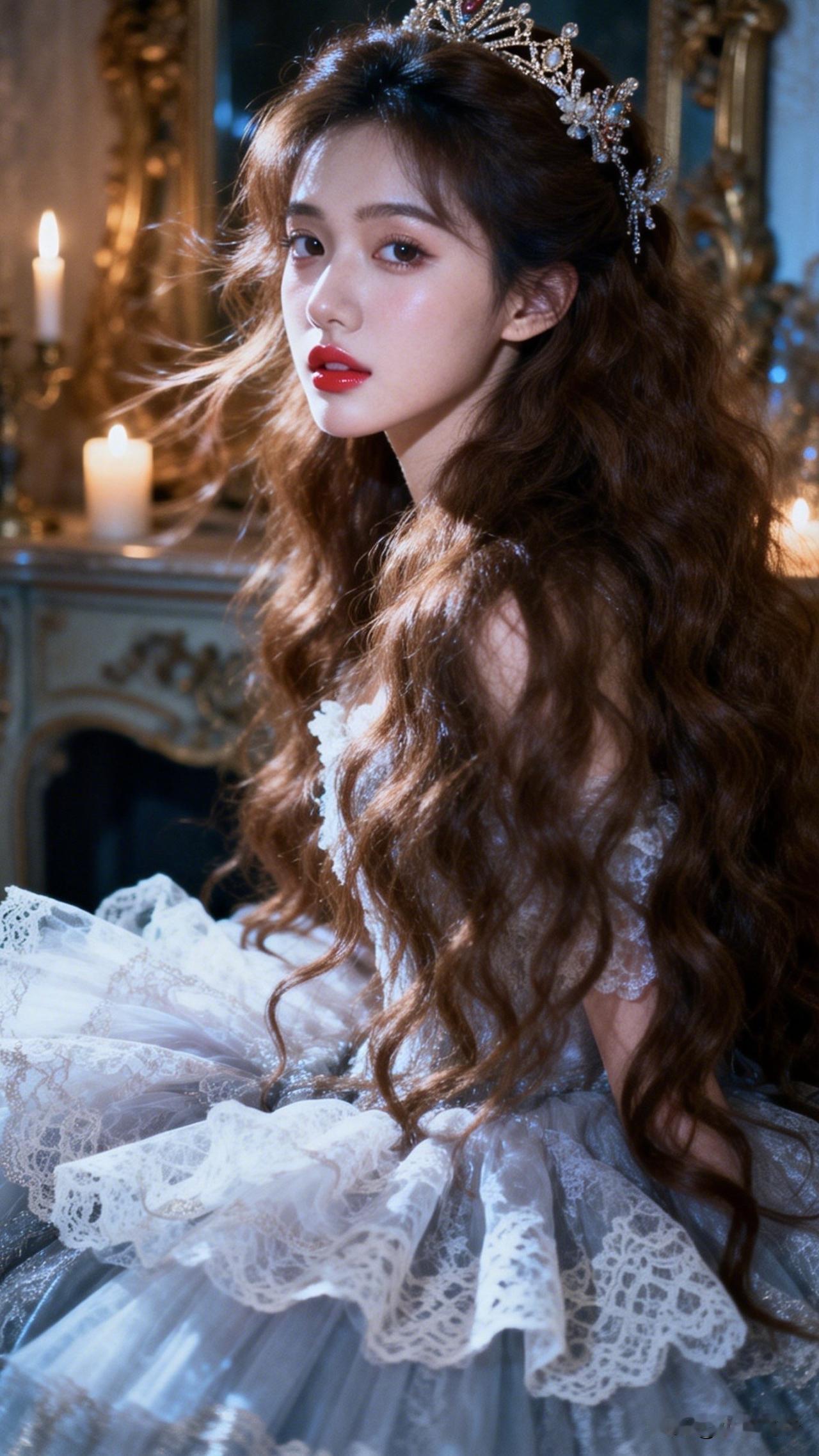 ：戴上皇冠，就是公主👸。你听‘’烛光暖调，华丽发饰，优雅大方，柔美元气，复古贵