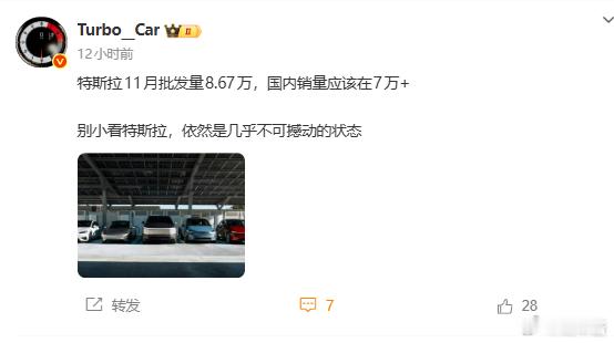 上个月一堆人因为特斯拉销量低开香槟，那这个月怎么不开了？ 